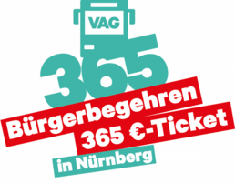 Bürgerbegehren 365 €-Ticket in Nürnberg